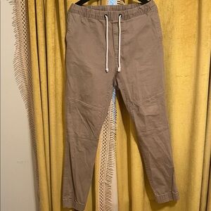 H&M Men's Khaki Joggers Sz 32